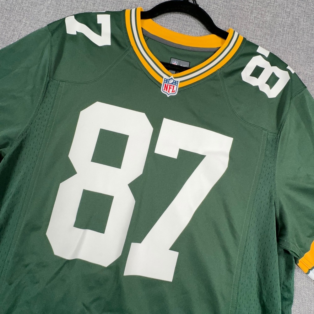 Nike Romeo Doubs #87 Green Bay Packers Jersey Mens Medium Green NFL On Field